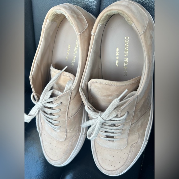 Common projects Achilles Mens Beige Tan Suede 43 US 10 - Picture 7 of 10